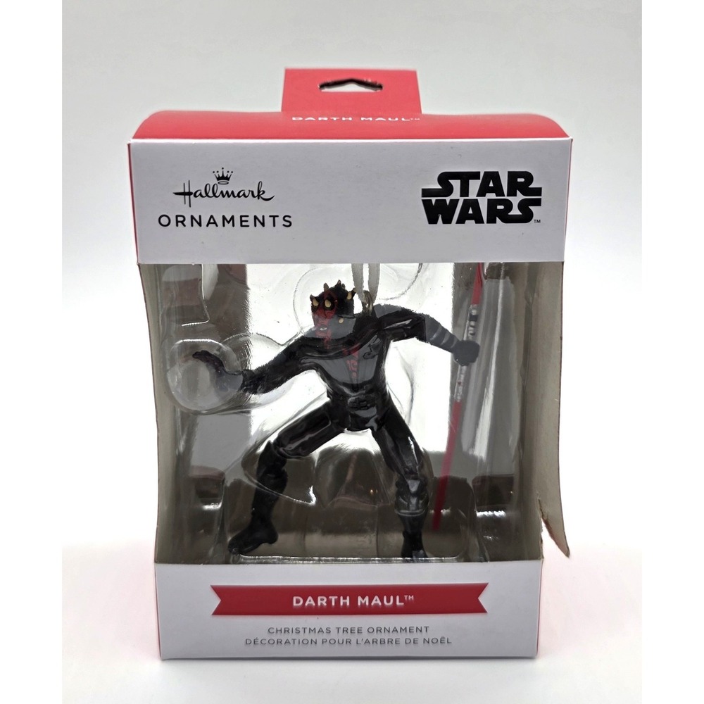 2024 Hallmark Star Wars Darth‎ Maul Red Box Christmas Ornament New